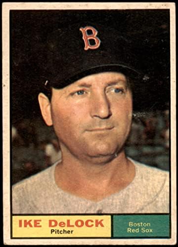 1961 Topps 268 ike delock boston red sox vg red sox