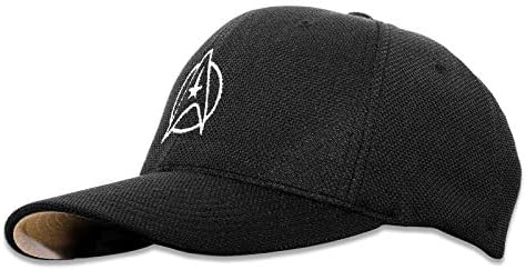 סמל צי הכוכבים הקדוש עם מעגל רקום פלקספיט למבוגרים כובע כובע ספורט מגניב ויבש