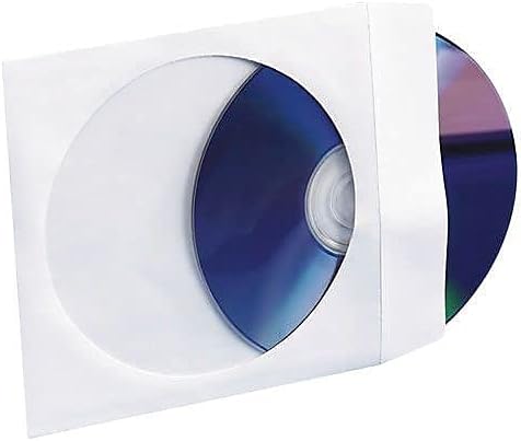 מעטפות חלונות 26501 תקליטור/די. וי. די-לבן