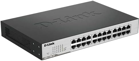 מתג Ethernet D-Link, 24 יציאה Gigabit Easy Smart Network Network Desktop או מתלה