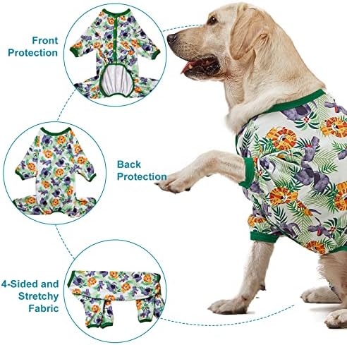 פיג 'מות כלבים גדולות לובינפט: סוודר סרוג נמתח קל משקל ג' אמיס מגזע גדול, הדפס ירוק היפופוטם גדול, חולצת