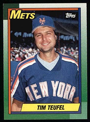 1990 Topps 764 TIM Teufel New York Mets NM/MT Mets