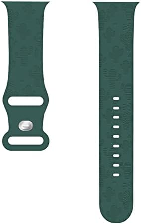 להקות שעון קקטוס חקוקות תואמות את Apple Watch 42 ממ 44 ממ 45 ממ, גברים בנות נשים לייזר מודפס סיליקון