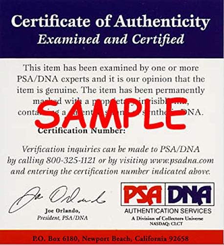 בוב קלארק PSA DNA COA חתום 5x7 חתימה על פליירים