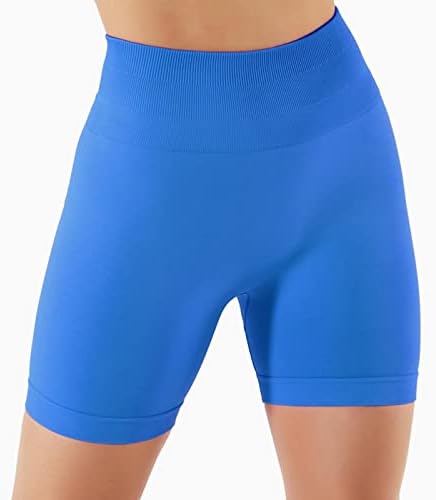 מכנסי כושר לנשים יוגה קצרים מותניים גבוהים רכיבה רכה רכיבה על מכנסיים קצרים לריקוד נשים כדורעף מרים
