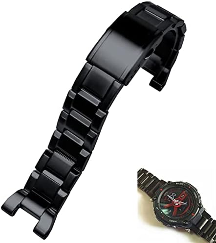 Umcnvv 316l פס שעון נירוסטה לרצועת Amazfit T-Rex Smart Watch Sports Sport