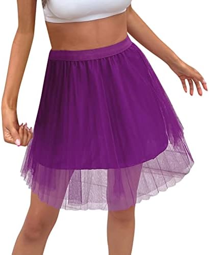 עור חצאיות לנשים טול חצאיות לנשים קצר למבוגרים שכבות קצר לנשף מסיבת מיני חצאית בתוספת גודל
