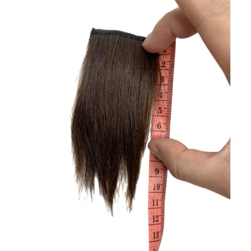 2 יחידות שיער טבעי קצר עבה נוכריות הוספת נוסף שיער נפח קליפ בתוספות שיער 4 ברזילאי לא מעובד שיער טופר