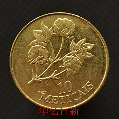 מטבע Mozambique 10 Metcar 1994 KM117 צמח - פרח מטבעות אפריקאים 23 ממ