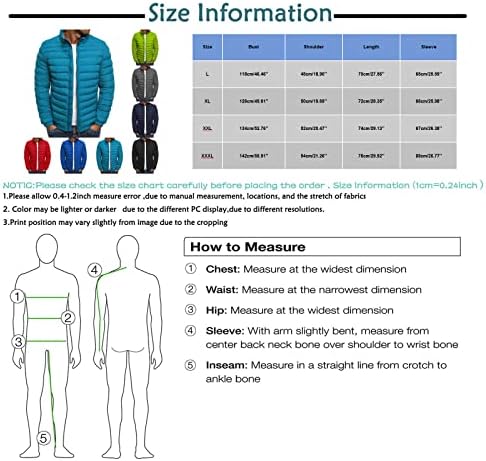 מעיל גברים, פלוס גודל מעילי שרוול ארוך בגודל מגמה חורף פעיל צוואר גבוה מעילים מעילים מתאימים לצבע אחיד