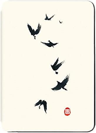 460 גרץ 2014 קינדל נייר לבן 1 2 3 4 דור 10 2019 ג ' 9 ג29 מקרה מגן פונדה, ציור דיו בסגנון סיני ציפורים