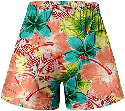 מכנסיים קצרים בקיץ לנשים טרקלין מזדמן נוח מכנסי חוף טהורים