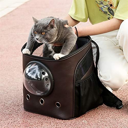 חתול תיק רכב קיטי תיק החוצה נשיאת תיק לנשימה שקוף חלל לחיות מחמד תרמיל 112