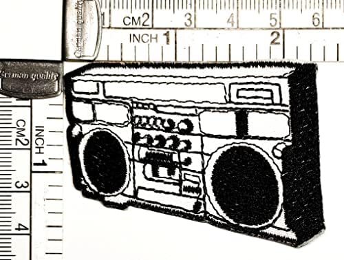 די רדיו תיקון רדיו קלטת קלטת נגן קריקטורה רקום אפליקצית מלאכה בעבודת יד תינוק ילד ילדה נשים בגדי עשה