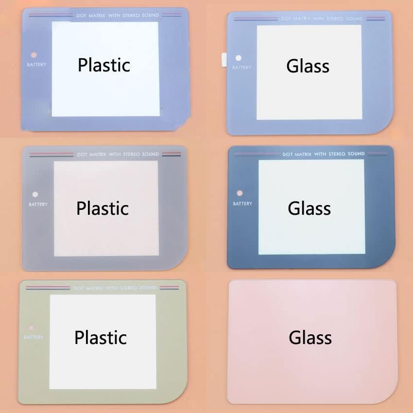 זכוכית פלסטיק מוגבל מגן תצוגת מסך עדשה עם דבק עבור גיימבוי ג ' יגה-בייט בקר ערכת החלפה
