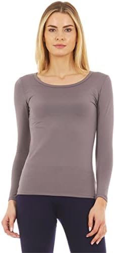 חולצות תרמיות תרמיות לנשים מגלגלות צוואר שרוול ארוך צמרות חורפיות חורמניות תרמיות לנשים