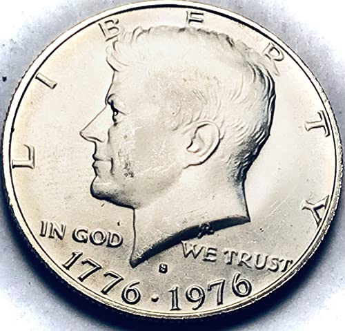 1976 S Kennedy Silver JFK חצי דולר מוכר מנטה מדינת