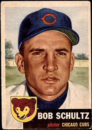 1953 Topps 144 Bob Schultz Chicago Cubs VG/Ex Cubs