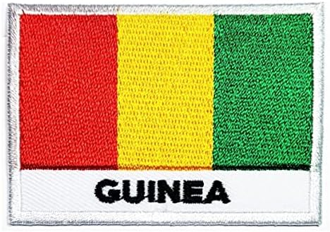 קליינפלוס 1.7 על 2.6 אינץ'. גינאה דגל תיקון המדינה לאומי דגל רקום אפליקצית תג תיקוני עשה זאת בעצמך מעיל