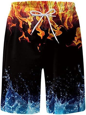 מכנסיים קצרים של חוף Wenkomg1 לגברים, מכנסיים קצרים מהווים מהים מהוואי מכנסיים קצרים ספורט גלישה גזעי