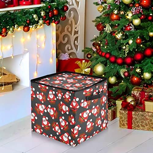 חג המולד סנטה קלאוס קישוט קופסות אחסון חג המולד קישוט אחסון מכולות עם עם חוצצים עבור 64 חג המולד קישוטי