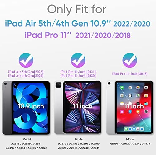 מארז הדור החמישי של אייפד אייר 5/4, iPad Air 5/4 Case 2022 2020