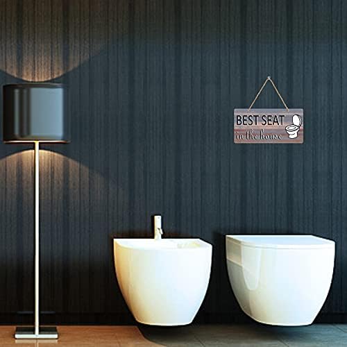 סימן עיצוב קיר לחדר אמבטיה מצחיק, אמנות קיר מתכת לחדרי אמבטיה, קישוטים שלטי אמבטיה תלויים כפרי לבית