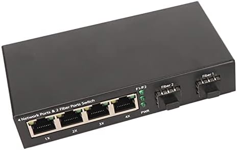 מתג Ethernet topincn, מתג סיבי SFP הסתגלות עצמית 120 קמ סיומת 6 יציאות לרשת