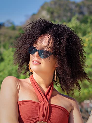 מתולתל פאות שיער טבעי תחרה מול סגירת פאות קינקי ברזילאי לא מעובד שיער טבעי מראש קטף עמוק גל פאות לנשים