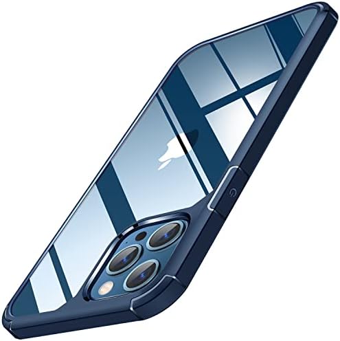 טנדלין תואם למארז iPhone 12, התואם לאייפון 12 Pro Castal Crystal Crystal Black Hard Hard Phumper Case